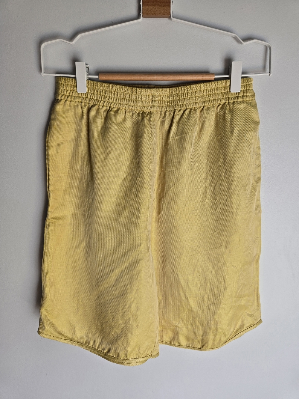 WILFRED Yellow Elastic Waist Shorts